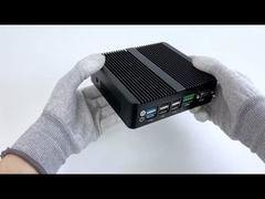 X30 N100 4LAN Mini PC Industri Dual-COM
