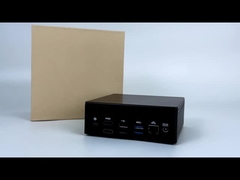 Intel Core I7-1260P Iris-Xe Graphics Gaming PC Single LAN Tiga Tampilan Mini Komputer