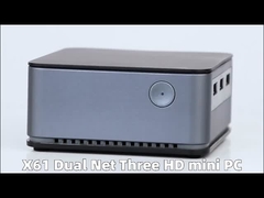 Intel Celeron 11th Generation N5105 Mini Computer LPDDR4X 16GB Dengan Dual LAN 3 HDMI