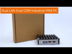 Intel Core I5-6200U Mini PC Industri Tanpa Kipas Dengan Dual RS232 COM Dual LAN DDR4