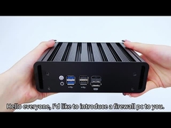 Intel Core i3 i5 i7 Prosesor Fanless Industrial Mini PC Dengan 2LAN 2COM RS485