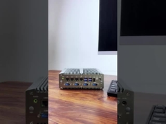 Prosesor Intel Core I7-10510U Dengan Empat LAN dan Enam COM Mini PC Industri