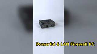 PC Mini Firewall Prosesor Intel N100 Dengan 6 LAN 1 HD-MI 1 DP