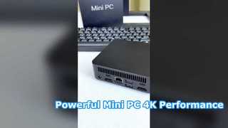 Pc Mini Prosesor Intel N250 Dengan 1 Port Gigabit Ethernet 2HD-MI 1Type-C Untuk Rumah Kantor Dan Gaming