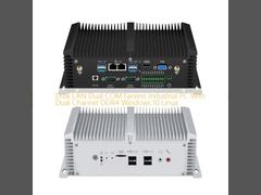 PC Industri Tanpa Kipas Dual LAN Dual COM Win10 Linux