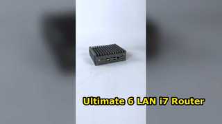 Router Lunak Prosesor Intel Celeron J6412 Dengan 6 Lan 1 HD-MI 1 DP