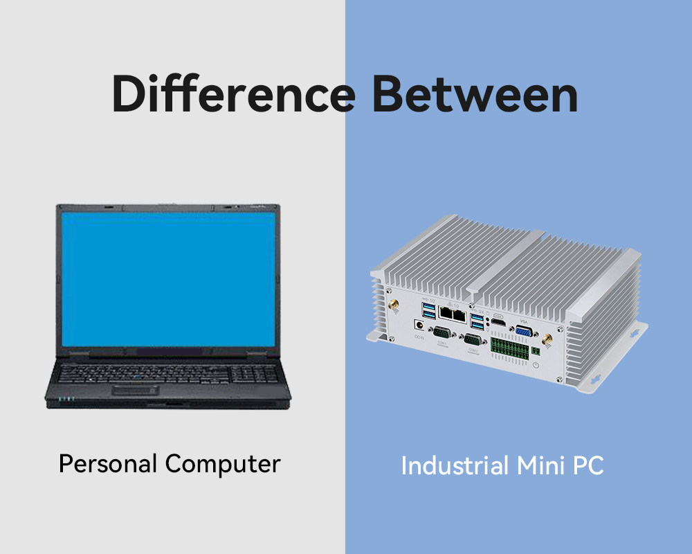 Blog perusahaan terbaru tentang Industrial Control Mini PC vs Personal Computer: Perbedaan Utama Terjelaskan