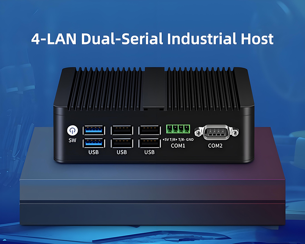 Blog perusahaan terbaru tentang Meningkatnya Kebutuhan Konektivitas Multi-Device Mempercepat Penyebaran 4 Port 2.5GbE PC Industri