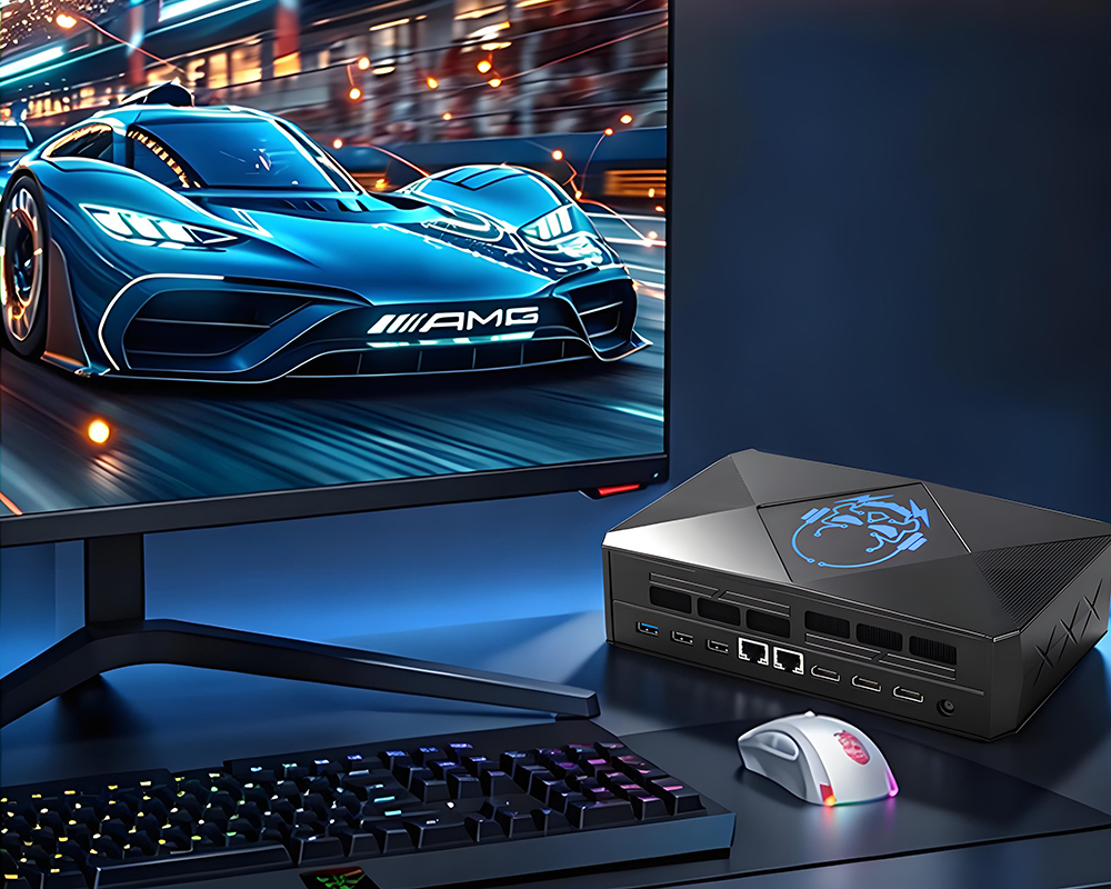 Blog perusahaan terbaru tentang COMPUTEX 2026 Discrete GPU Quad 4K Output dan Dual 2.5G LAN Menjadi Konfigurasi Mainstream Untuk PC Gaming Mini