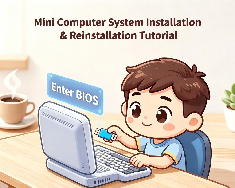 Blog perusahaan terbaru tentang Panduan Dasar Zero Pemasangan Sistem Komputer Mini Dan Pemasangan Ulang Tutorial Untuk Pemula