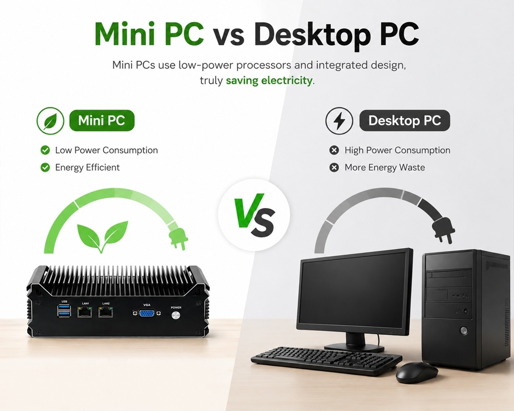 Blog perusahaan terbaru tentang Does A Mini PC Really Save Electricity A One Year Power Cost Comparison