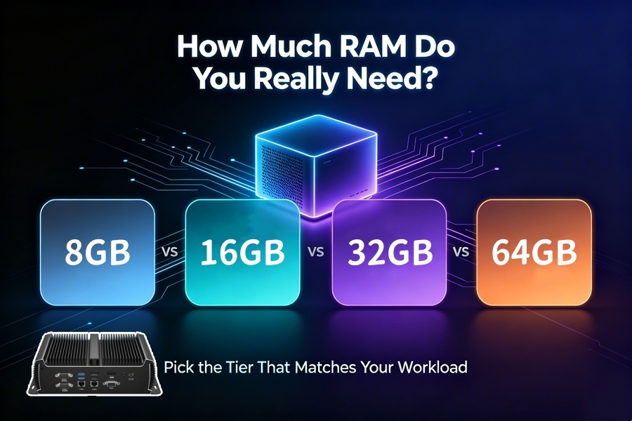 Blog perusahaan terbaru tentang 8GB vs 16GB vs 32GB vs 64GB Mini PC: How Much RAM Do You Really Need?