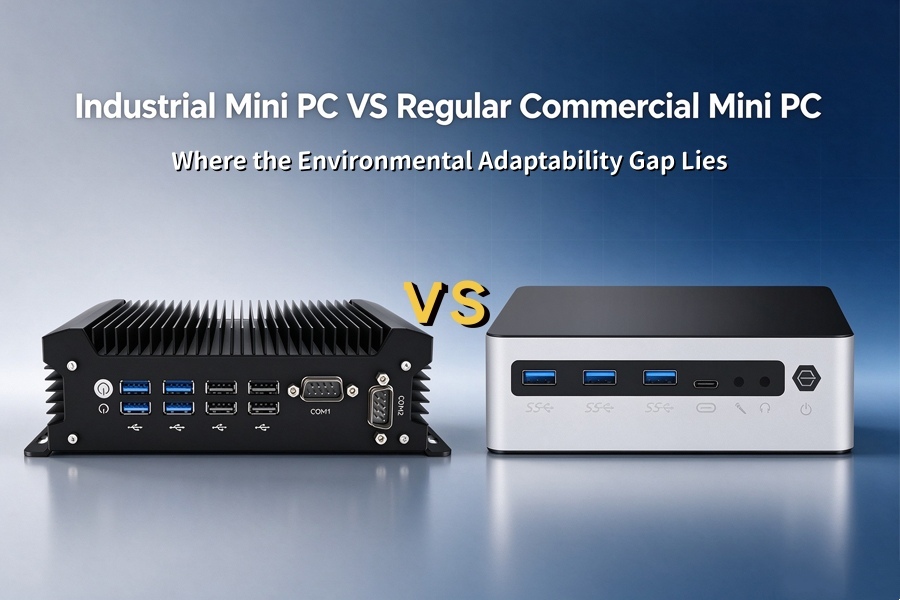 Blog perusahaan terbaru tentang Industrial Mini PC VS Regular Commercial Mini PC: Where the Environmental Adaptability Gap Lies