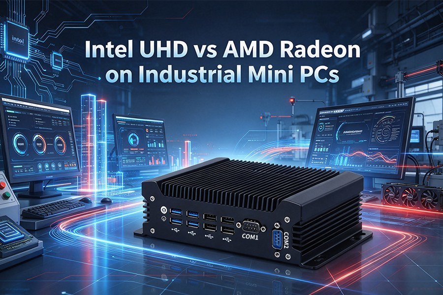 Blog perusahaan terbaru tentang Intel UHD vs AMD Radeon pada Mini PC Industri: Perbandingan Grafis Terintegrasi, Mana yang Lebih Baik Menangani Grafis Industri