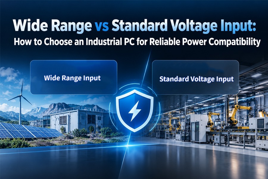 Blog perusahaan terbaru tentang Wide Range vs Standard Voltage Input: How to Choose an Industrial PC for Reliable Power Compatibility