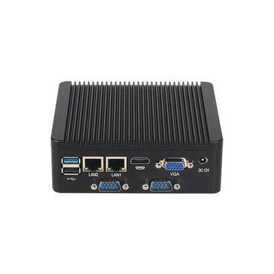 Intel Pentium J2900 PC Industri Dengan Dual LAN 4 COM Dukungan Dual Screen Display