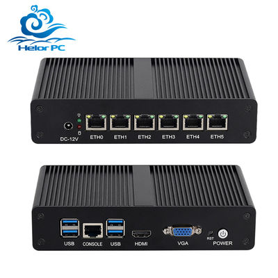 Beli Intel Pentium 4405U 6LAN RJ45 Software Router DDR4 Dengan Dual Screen Display online manufacture