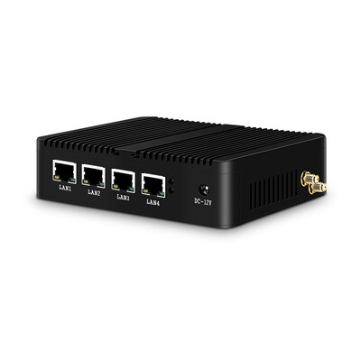 membeli Mini PC Firewall Intel J1900 PFsense 4 Gigabit LAN Win10 Mendukung Layar Ganda pembuatan online