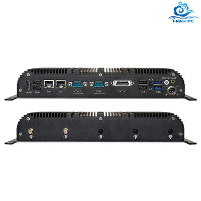 Beli Intel Core I5 1155G7 4 core 8 thread PC industri tanpa kipas dengan 6COM WiFi dan GPIO online manufacture