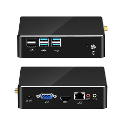 membeli Mini PC Dengan Intel Core i3 7100U Prosesor mSATA SSD DDR3L 16G RAM Dan Pendingin pembuatan online