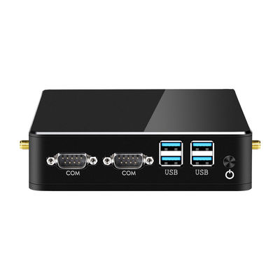 Beli Intel Core i5 8250U PC industri tanpa kipas dengan mSATA SSD Dual Ethernet Dual COM online manufacture