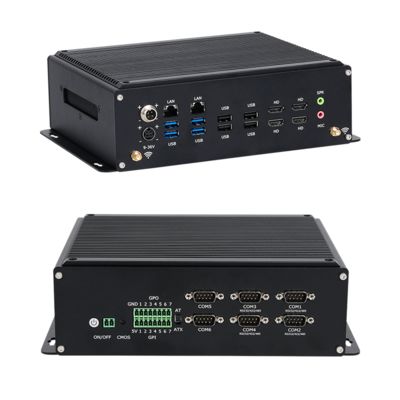 Beli Intel Core i5-14450HX Dengan Ethernet Ganda 4 COM Mini PC Industri pembuatan online