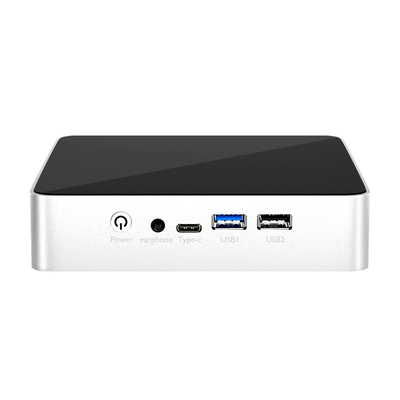 Beli Intel N100 Mendukung 16GB Dengan Kipas dan 4 USB 2 LAN 2 HDMI Mini PC online manufacture