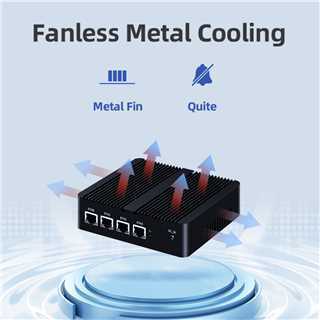 Beli Intel N150 Processor Dengan Empat LAN dan Dual COM 1HDMI 1DP Industrial Mini PC pembuatan online