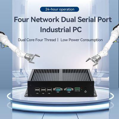 Beli Intel Core I7-6500U Processor With Four LAN and Dual COMs  Industrial Mini PC pembuatan online