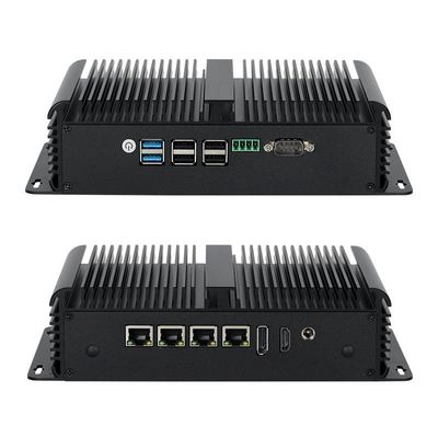 Beli Intel N100 Processor Dengan Empat LAN Dual COM dan Enam USB Industrial Mini PC pembuatan online