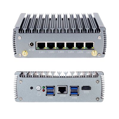 Beli PC Intel Celeron J6412 Dengan Enam LAN Satu COM dan 4 USB Mini Komputer pembuatan online