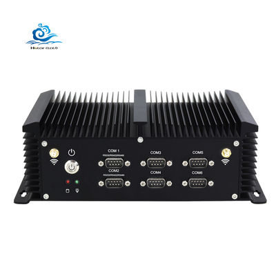 Beli PC Mini Industri Intel Core i5-4200U dengan 6*RS232 RS422 RS485 8*USB dan Komputer Tertanam Tanpa Kipas Berperingkat IP68 pembuatan online