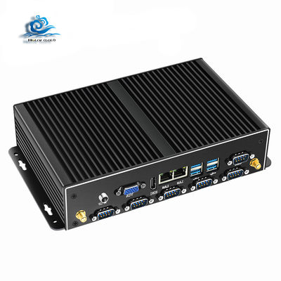 Beli PC Industri Tanpa Kipas dengan 6*RS232/485 dan 8*Port USB Menampilkan Prosesor Intel Core i5 4200U pembuatan online
