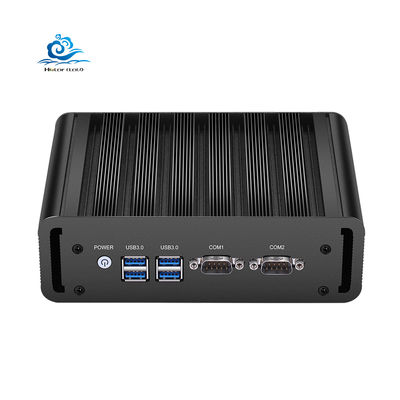 Beli Black Color Fanless Industrial Mini PC with 12V Power DDR3 RAM and 1-Year Warranty pembuatan online