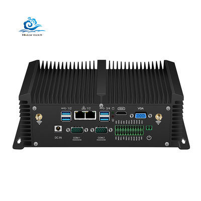 Beli PC Mini Industri Fanless HLY dengan RS232 MSATA dan Ukuran Ringkas 182x126x63mm untuk Aplikasi Tertanam pembuatan online