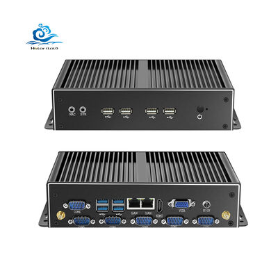Beli HLY Fanless Industrial Mini PC dengan Intel Core i5 4200U Dual Gigabit Ethernet dan RS232 Port pembuatan online