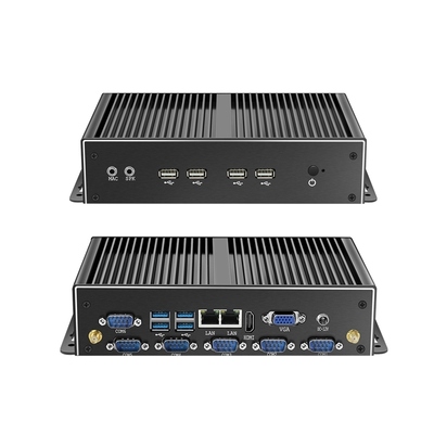 membeli HLY Fanless Industrial Mini PC dengan Intel Core i5 4200U Dual Gigabit Ethernet dan RS232 Port pembuatan online
