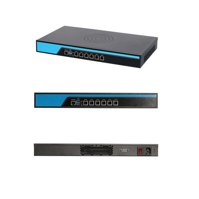 Intel Celeron J6412 Quad Core 4 Thread 6 LAN Linux 1U Server Dengan Konsol Dan Fan