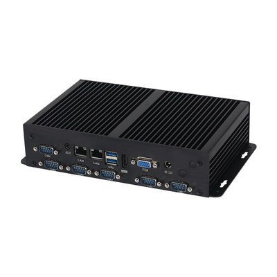 Dual LAN 6COM Tanpa Fan Intel Mini PC Core Series Celeron 3855U Prosesor Dengan MSATA SSD