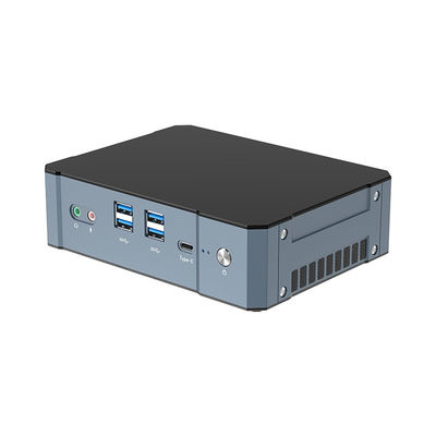 DDR5 Home Office Mini PC Dengan Fan Dual LAN 4 Screen Display 2 M.2 SSD Desktop