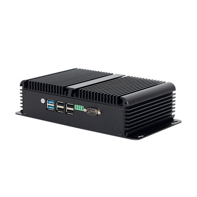 DDR4 16G RAM Intel N100 Fanless Industrial Mini PC 4 LAN Dual COM Linux Dengan WIFI