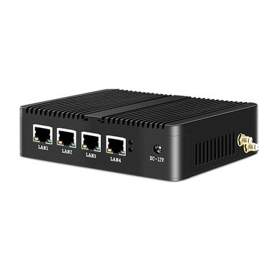 4 LAN DDR3L Firewall Router Fanless Mini PC Intel Celeron Seri J1900