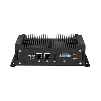 Intel Core Series Processor Industrial Fanless Computer Mini PC Dengan Dual LAN Dual COM