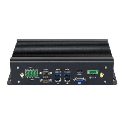 Intel Core I7 Industrial Fanless PC 1165G7 Mini PC Dengan Dual Ethernet Hexa COM