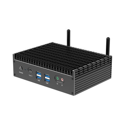 Dual Ethernet DDR4 Fanless Intel Mini PC I5 I7 I9 Generasi ke-12