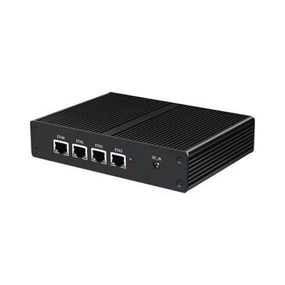 Empat 2.5GbE RJ45 LAN Firewall DDR5 Mini PC Mendukung HD Dual Screen