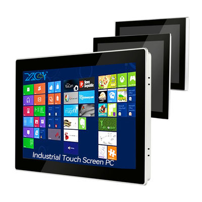 Fanless Industrial Touch Panel PC Intel Celeron J4125 DDR4 Dengan Dual LAN GPIO