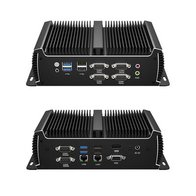 Dual Core Four Threads Intel Core i5 7200U Mini Computer Dengan Dual DDR4 RAM Dan 6COM