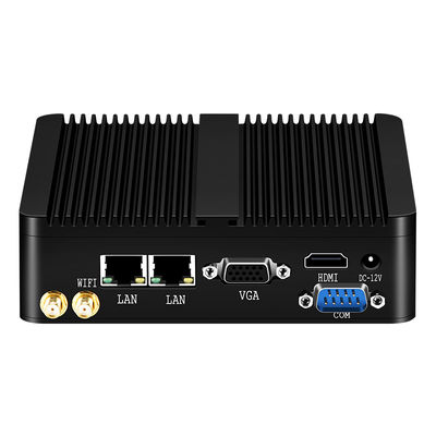 Dual LAN Dual COM PC Industri Tanpa Kipas Dengan Intel Celeron N Series Processor