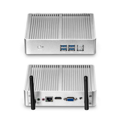Intel Celeron dan Core Fanless Mini PC Dengan DDR3 RAM 8GB Dukungan Dual Screen